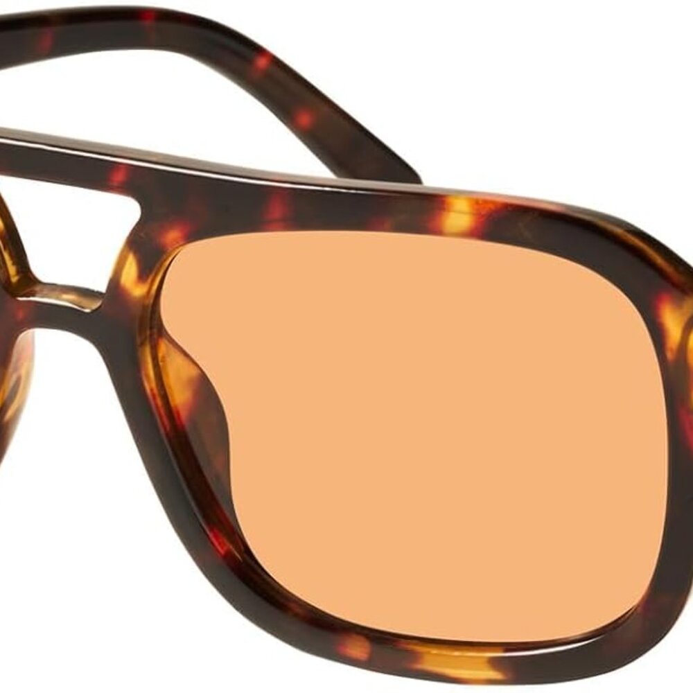 Tortoiseshell Womens Sunglasses with Amber Lenses